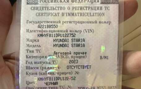 Hyundai Staria, 2023 год, 7 000 000 рублей, 10 фотография