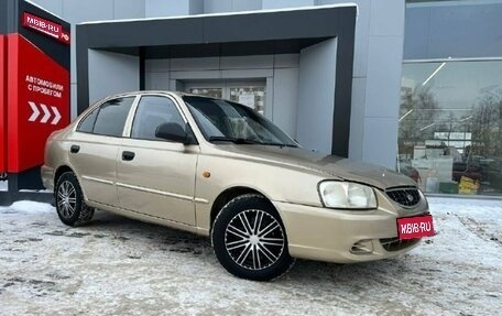 Hyundai Accent II, 2004 год, 332 800 рублей, 1 фотография