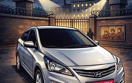 Hyundai Solaris II рестайлинг, 2015 год, 995 000 рублей, 1 фотография