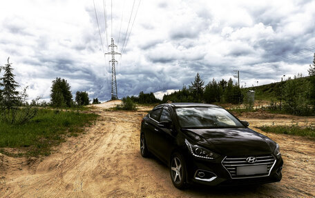 Hyundai Solaris II рестайлинг, 2017 год, 1 750 000 рублей, 2 фотография