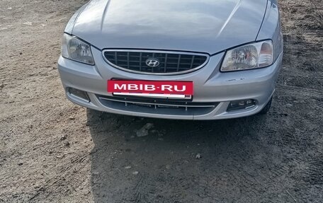 Hyundai Accent II, 2004 год, 430 000 рублей, 21 фотография