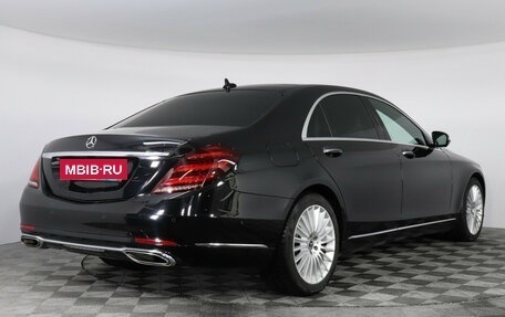 Mercedes-Benz S-Класс, 2018 год, 5 099 000 рублей, 5 фотография