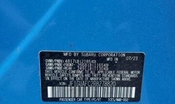 Subaru Impreza, 2023 год, 2 440 000 рублей, 11 фотография