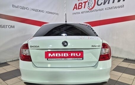 Skoda Rapid I, 2014 год, 822 000 рублей, 6 фотография