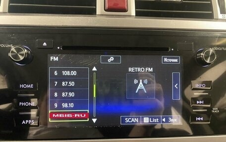 Subaru Outback IV рестайлинг, 2016 год, 2 299 000 рублей, 29 фотография