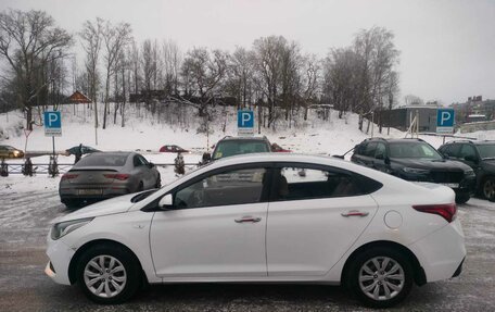 Hyundai Solaris II рестайлинг, 2018 год, 850 000 рублей, 23 фотография