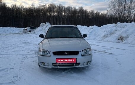 Hyundai Accent II, 2004 год, 259 000 рублей, 1 фотография