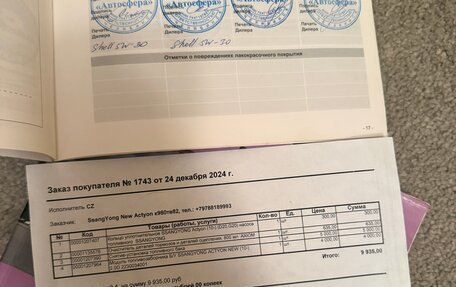 SsangYong Actyon II рестайлинг, 2012 год, 1 200 000 рублей, 14 фотография