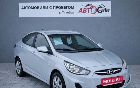 Hyundai Solaris II рестайлинг, 2012 год, 865 000 рублей, 3 фотография