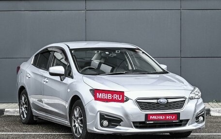 Subaru Impreza IV, 2019 год, 1 574 000 рублей, 1 фотография