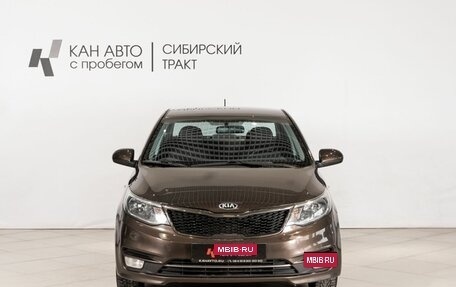 KIA Rio III рестайлинг, 2016 год, 993 500 рублей, 2 фотография
