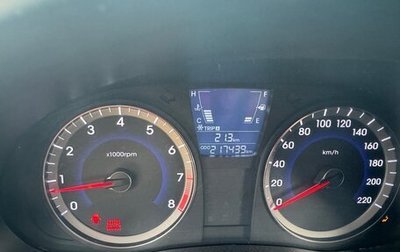 Hyundai Solaris II рестайлинг, 2013 год, 750 000 рублей, 1 фотография