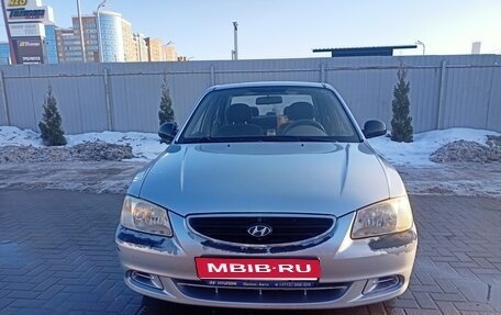 Hyundai Accent II, 2008 год, 500 000 рублей, 1 фотография