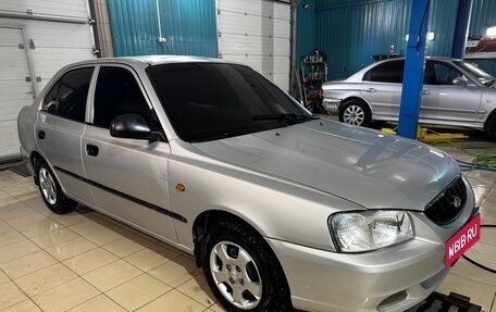 Hyundai Accent II, 2007 год, 450 000 рублей, 1 фотография