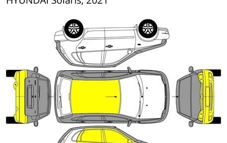 Hyundai Solaris II рестайлинг, 2021 год, 1 400 000 рублей, 2 фотография