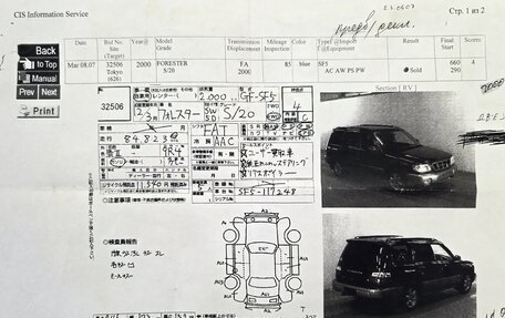 Subaru Forester, 2000 год, 800 000 рублей, 11 фотография