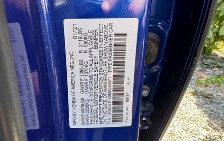 Honda Accord IX рестайлинг, 2021 год, 2 400 000 рублей, 15 фотография