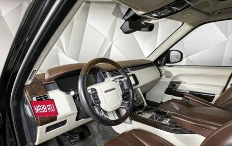 Land Rover Range Rover IV рестайлинг, 2017 год, 5 800 000 рублей, 19 фотография