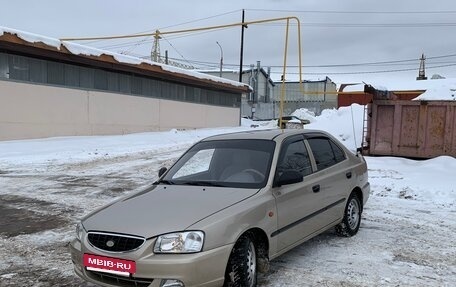 Hyundai Accent II, 2004 год, 352 000 рублей, 2 фотография