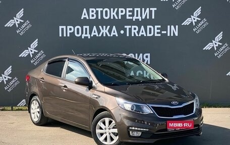 KIA Rio III рестайлинг, 2016 год, 995 000 рублей, 1 фотография