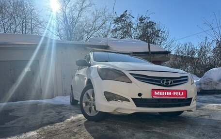 Hyundai Solaris II рестайлинг, 2014 год, 630 000 рублей, 1 фотография