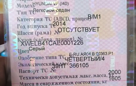 Hyundai i40 I рестайлинг, 2014 год, 1 290 000 рублей, 19 фотография