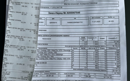 Geely Coolray I, 2023 год, 1 984 000 рублей, 18 фотография