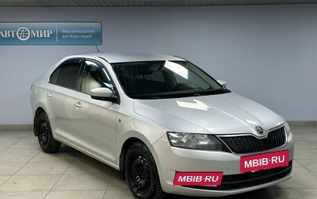 Skoda Rapid I, 2016 год, 758 000 рублей, 3 фотография