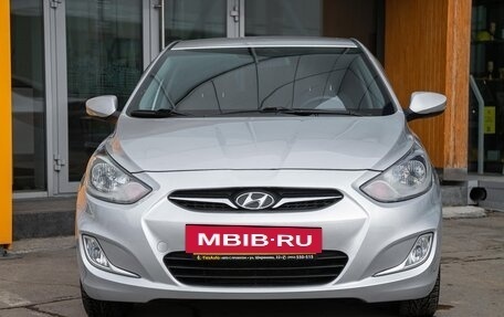 Hyundai Solaris II рестайлинг, 2011 год, 878 000 рублей, 5 фотография