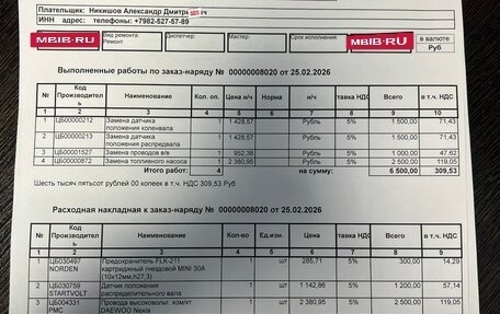 Chevrolet Lanos I, 2008 год, 195 000 рублей, 14 фотография