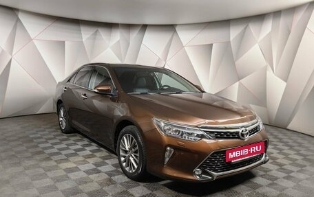 Toyota Camry, 2017 год, 2 593 000 рублей, 3 фотография