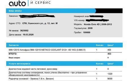 Honda Civic VIII, 2009 год, 570 000 рублей, 18 фотография