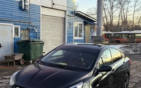 Hyundai Solaris II рестайлинг, 2011 год, 440 000 рублей, 2 фотография