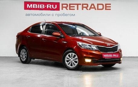 KIA Rio III рестайлинг, 2015 год, 975 000 рублей, 4 фотография