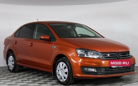 Volkswagen Polo VI (EU Market), 2016 год, 1 197 000 рублей, 3 фотография