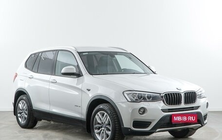 BMW X3, 2016 год, 2 426 444 рублей, 1 фотография