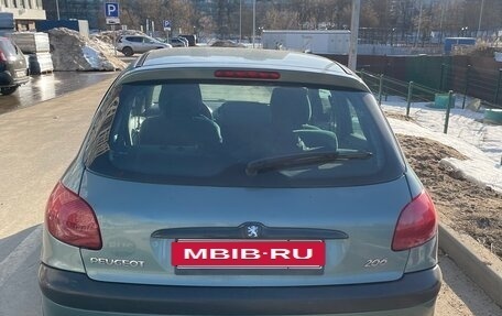 Peugeot 206, 2003 год, 160 000 рублей, 6 фотография