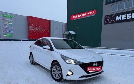 Hyundai Solaris II рестайлинг, 2021 год, 1 300 000 рублей, 33 фотография