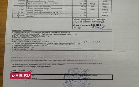 Lexus RX III, 2010 год, 2 150 000 рублей, 15 фотография