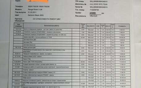 Land Rover Range Rover III, 2011 год, 2 000 000 рублей, 10 фотография