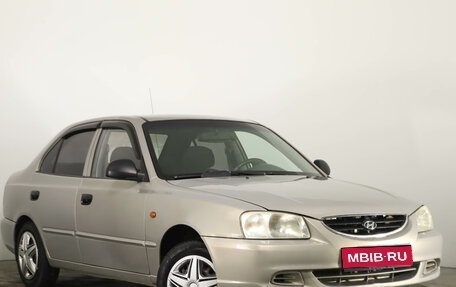 Hyundai Accent II, 2007 год, 379 000 рублей, 1 фотография