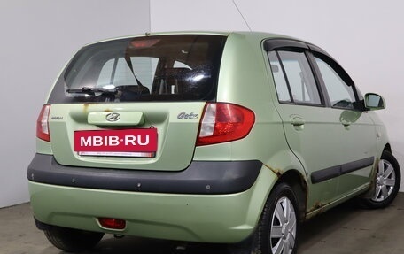 Hyundai Getz I рестайлинг, 2006 год, 279 000 рублей, 6 фотография