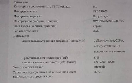 Volkswagen Tiguan II, 2020 год, 3 150 000 рублей, 12 фотография