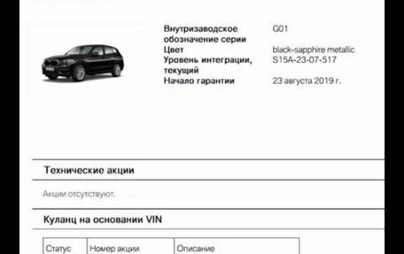 BMW X3, 2019 год, 4 150 000 рублей, 9 фотография