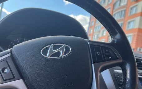 Hyundai Solaris II рестайлинг, 2014 год, 1 150 000 рублей, 34 фотография