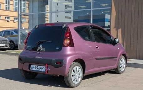 Peugeot 107 I рестайлинг, 2012 год, 650 000 рублей, 4 фотография