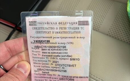 BMW X6, 2021 год, 8 580 000 рублей, 7 фотография