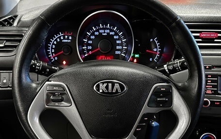 KIA Rio III рестайлинг, 2016 год, 1 100 000 рублей, 49 фотография