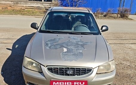 Hyundai Accent II, 2007 год, 155 000 рублей, 2 фотография