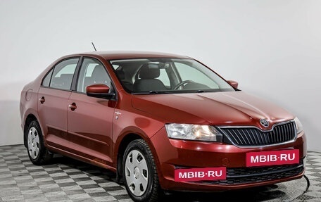 Skoda Rapid I, 2016 год, 939 000 рублей, 3 фотография